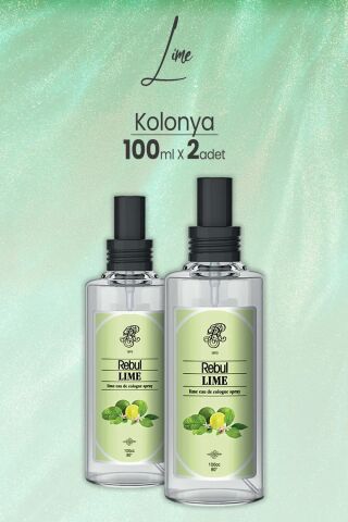 Rebul Lime, Limon Kolonyası 100 ml x 2 Adet
