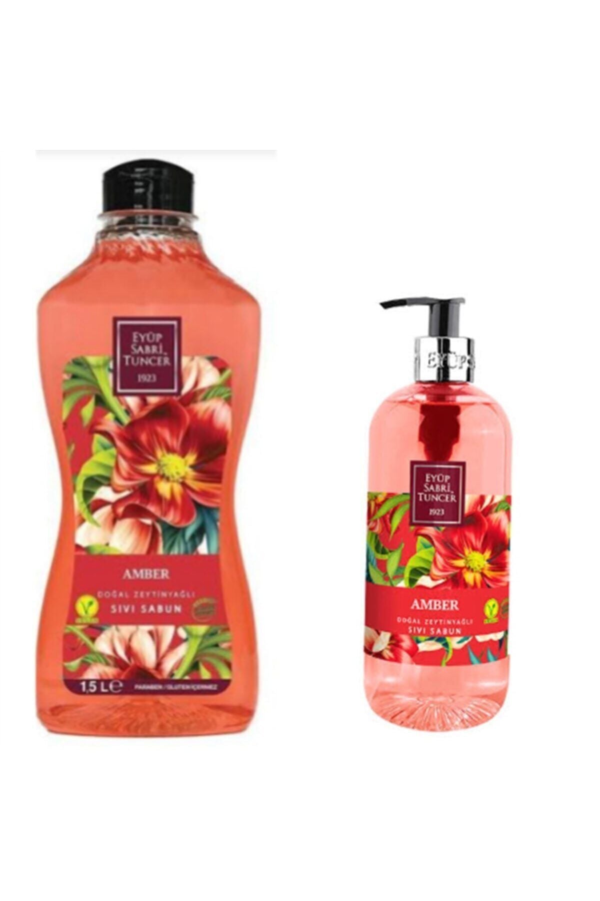 Amber 1500 Ml + 500 Ml Sıvı Sabun Set