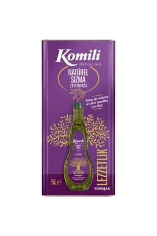 Komili Ege Sızması Naturel Sızma Zeytinyağı Teneke 5 L