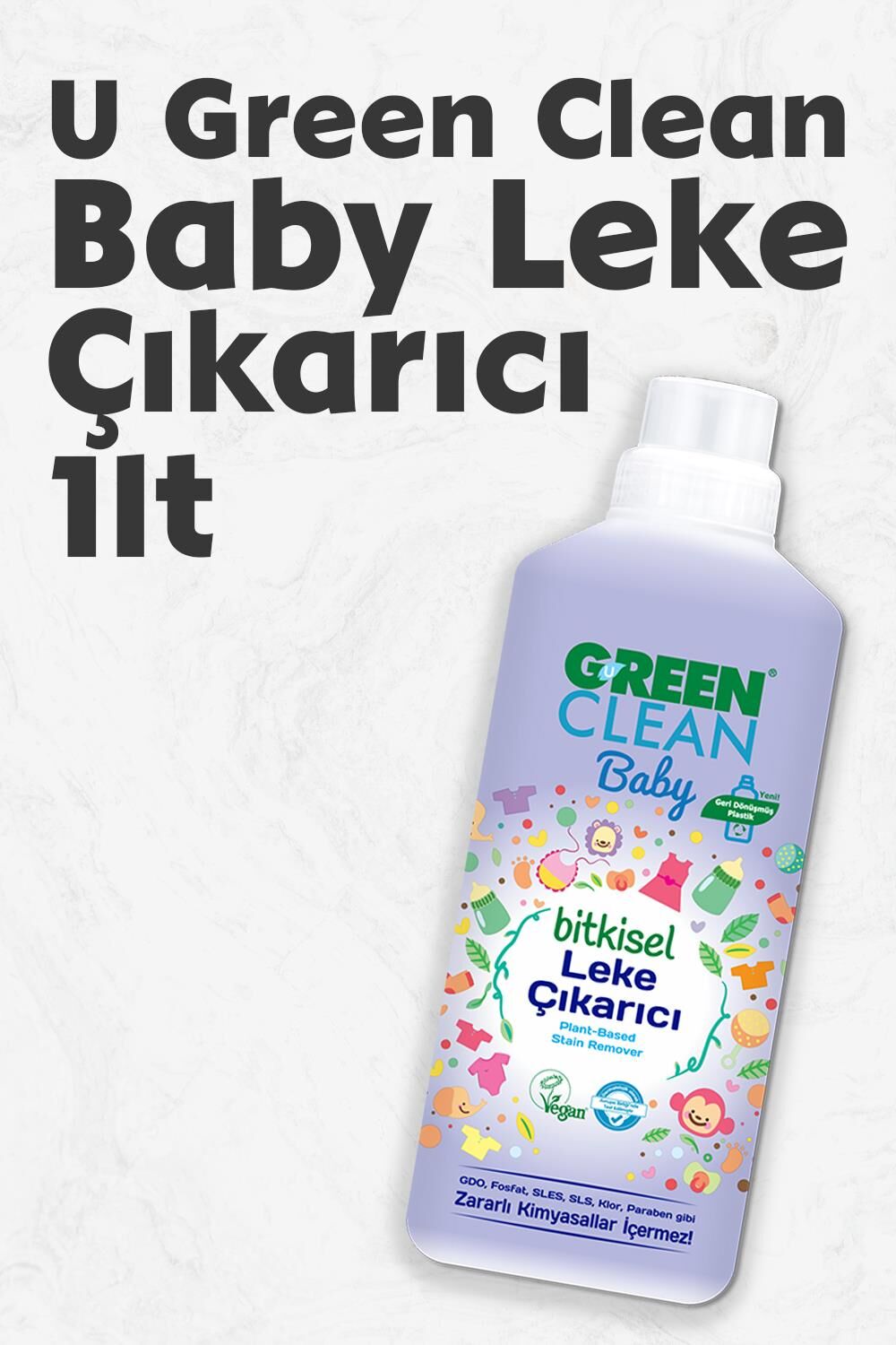 U Green Clean Baby Leke Çıkarıcı 1 L