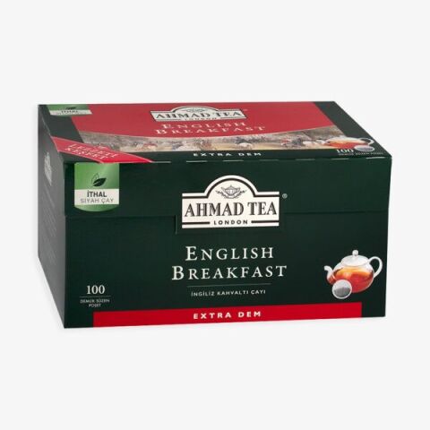 English Breakfast 100'lü Demlik Poşet 2 paket ve Oda Kokusu