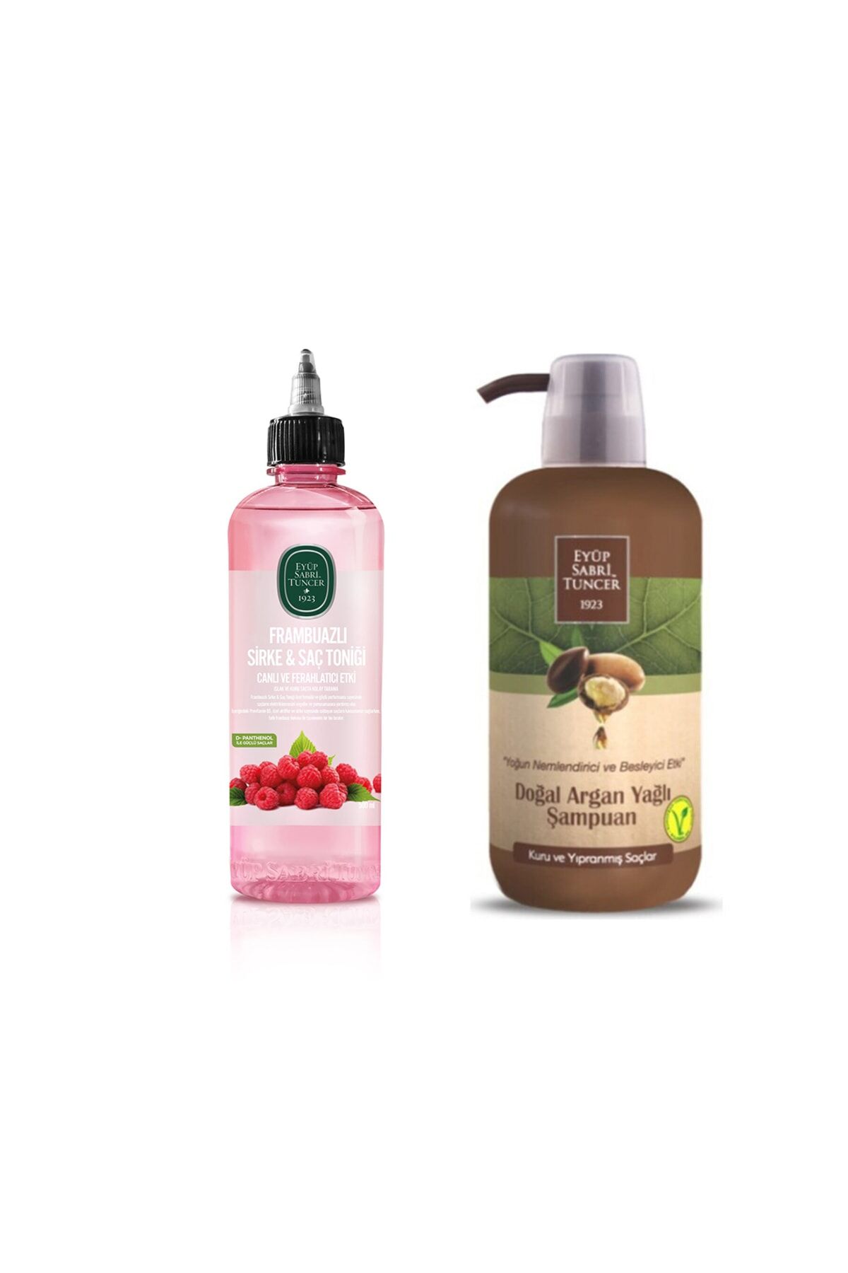Eyüp Sabri Tuncer Frambuazlı Sirke & Saç Toniği 500 ml ve Şampuan