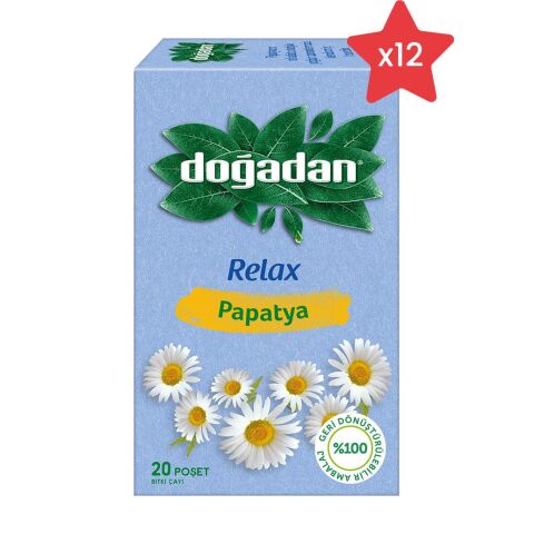 Doğadan Papatya Bitki Çayı x 12