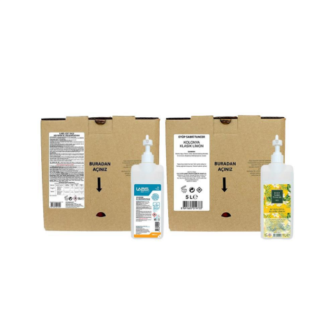 Eyüp Sabri Tuncer Labs El Dezenfektanı 5 lt ve 1 Litre, Klasik Lİmon Kolonyası 5 Litre ve 1 Litre