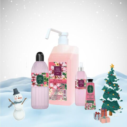 Eyüp Sabri Tuncer Yılbaşı Özel Japon Kiraz Çiçeği Seti