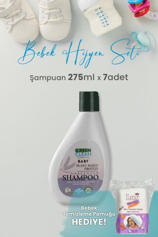 Green Clean Baby Şampuan 275 ml x 7 Adet ve Hediyeli