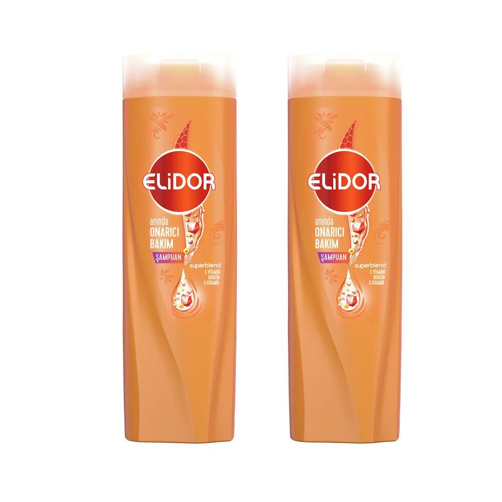 Elidor Anında Onarıcı Bakım Şampuan 650 ml x 2