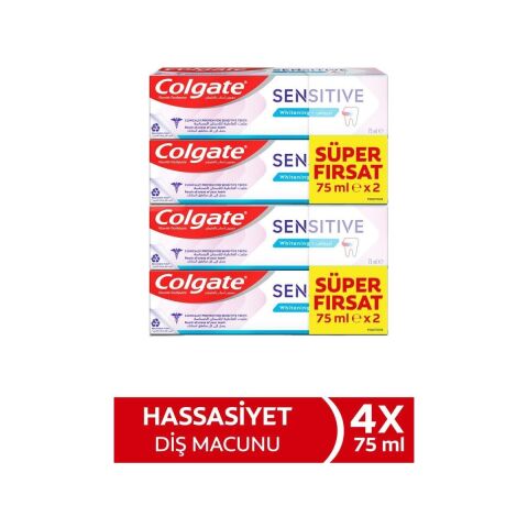 Colgate Sensitive Diş Macunu 75 ml x 4 adet