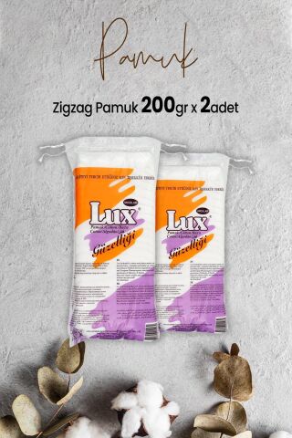 Lux Zigzag Pamuk 200 gr x 2 Adet
