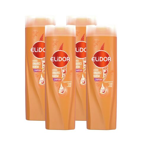 Elidor Anında Onarıcı Bakım Şampuan 650 ml x 4