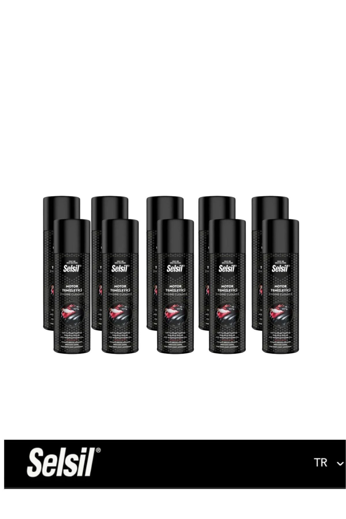 Selsil Motor Temizleme Sprey 500 ml 10 ADET