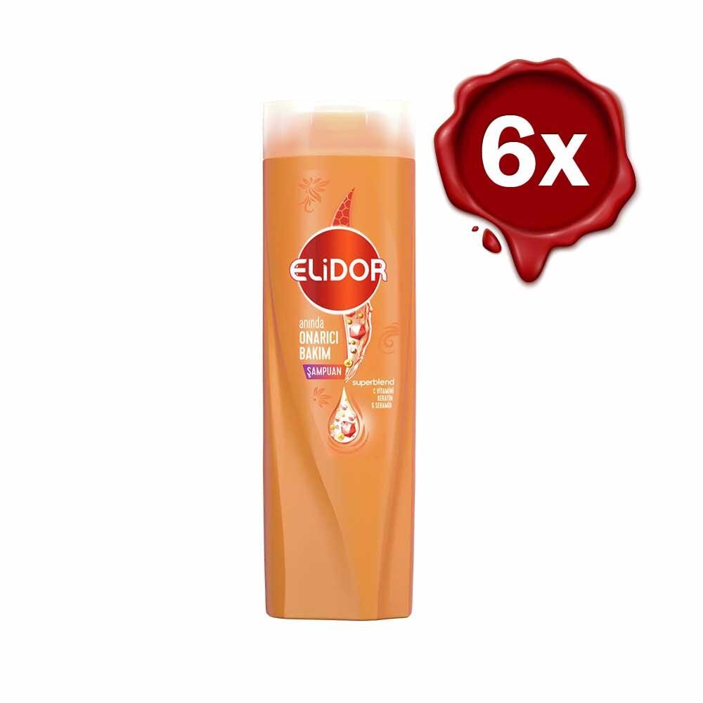 Elidor Anında Onarıcı Bakım Şampuan 650 ml x 6