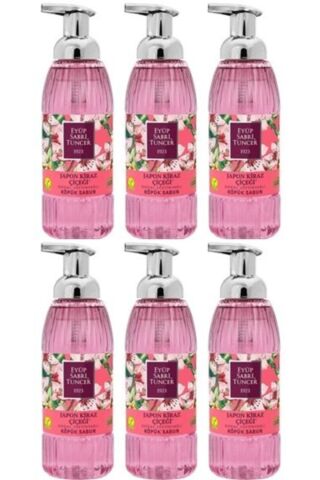 Zeytinyağlı Japon Kirazı Köpük Sabun 500ml X 6 Adet