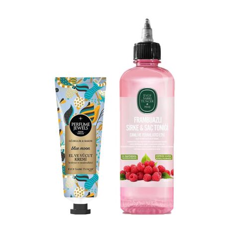 Frambuazlı Sirke & Saç Toniği ve El ve Vücut Kremi Blue Moon