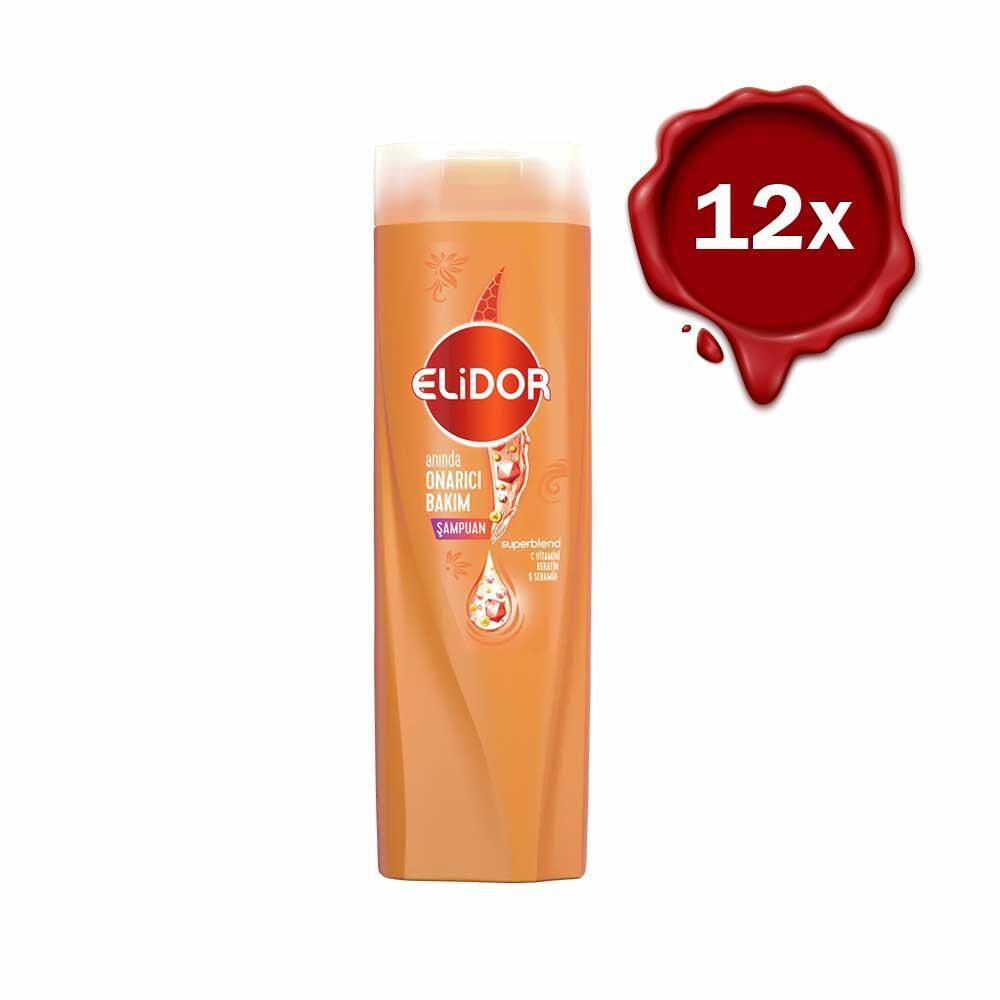 Elidor Anında Onarıcı Bakım Şampuan 650 ml x 12