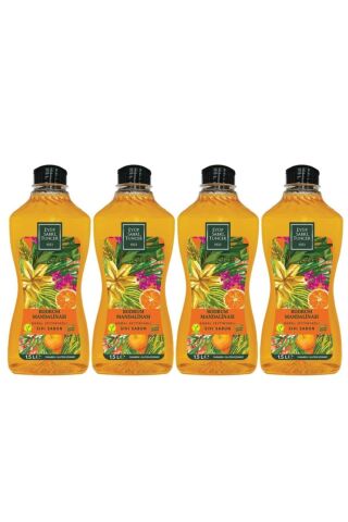 EST Bodrum Mandalinası Doğal Zeytinyağlı Sıvı Sabun 1.5LT x 4