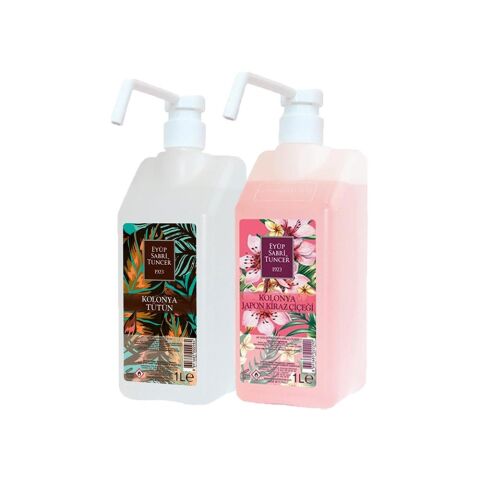 Eyüp Sabri Tuncer Kolonya Sprey Başlıklı 1 lt Japon Kiraz Çiçeği ve Tütün