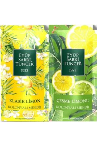 Eyüp Sabri Tuncer Kolonyalı Mendil Klasik Limon ve Çeşme Limonu 150'li