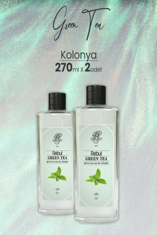 Rebul Green Tea Yeşil Çay Kolonyası 270 ml x 2 Adet
