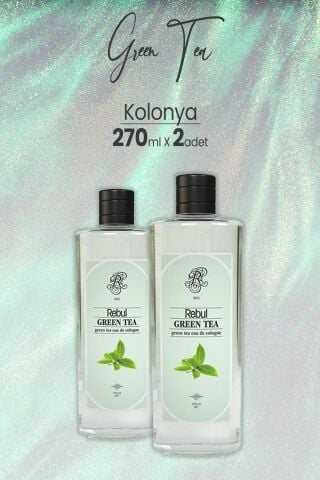 Rebul Green Tea Yeşil Çay Kolonyası 270 ml x 2 Adet