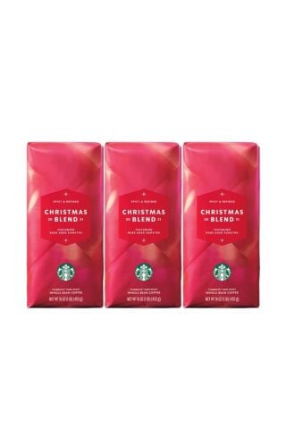 Starbucks Christmas Blend Dark Roast 250 gr x 3