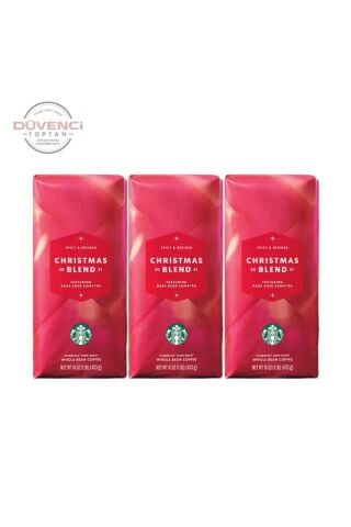 Starbucks Christmas Blend Dark Roast 250 gr x 3