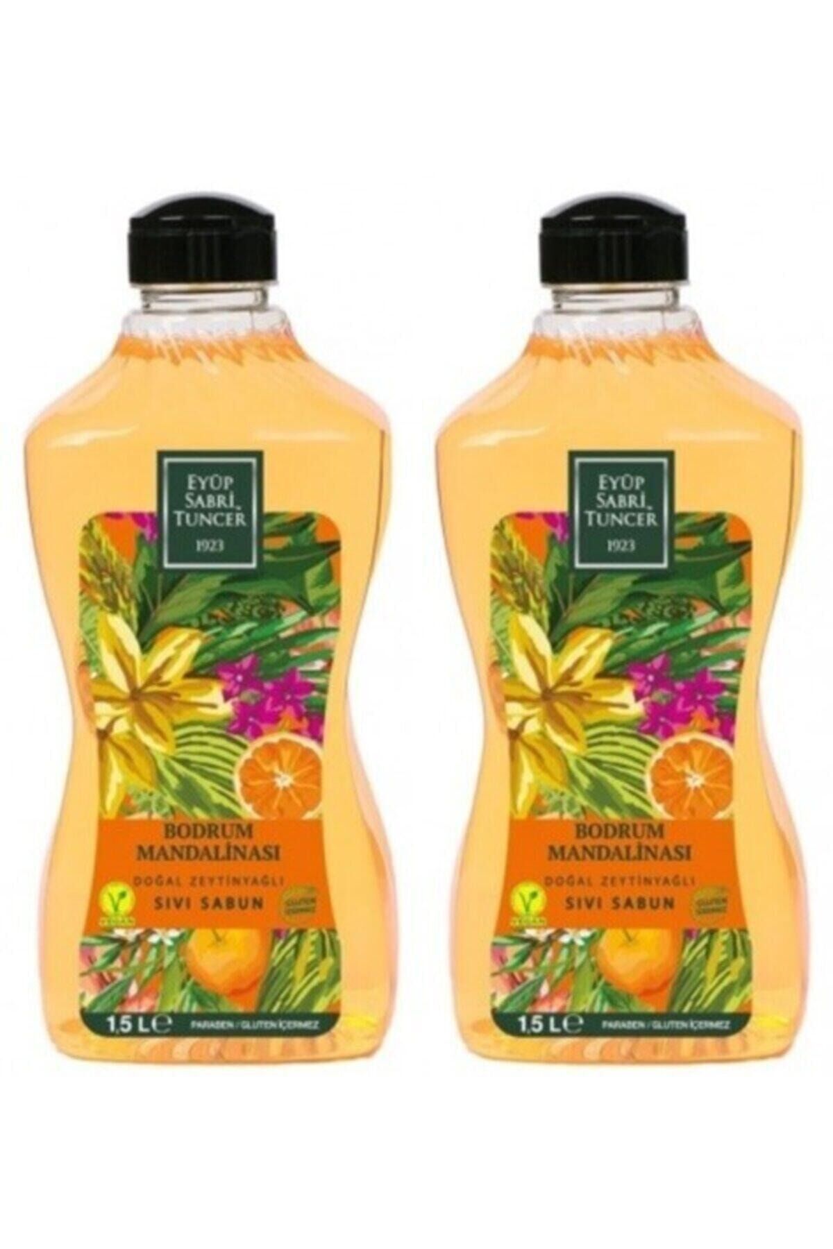 EST Bodrum Mandalinası Doğal Zeytinyağlı Sıvı Sabun 1.5 LT x 2