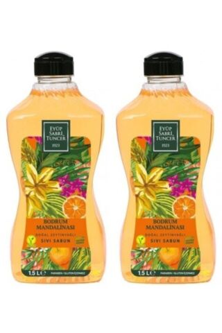 EST Bodrum Mandalinası Doğal Zeytinyağlı Sıvı Sabun 1.5 LT x 2