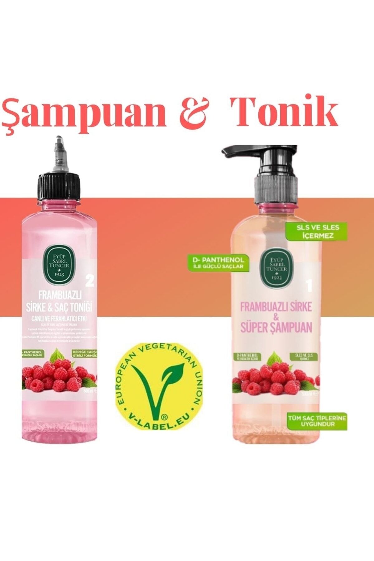 Eyüp Sabri Tuncer Frambuazlı Sirke Ve Şampuan (ikili ürün)