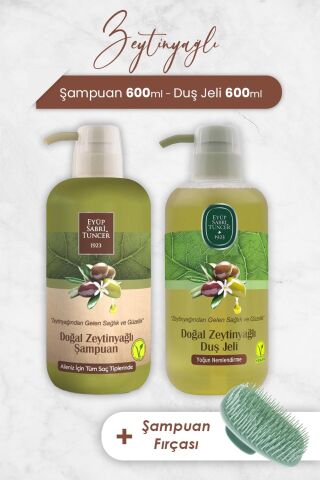 Eyüp Sabri Tuncer Zeytinyağlı Şampuan, Duş Jeli ve Şampuan Fırçası