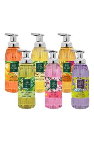 Eyüp Sabri Tuncer Zeytinyağlı Köpük Sabun Seti 500 ml (6 adet)
