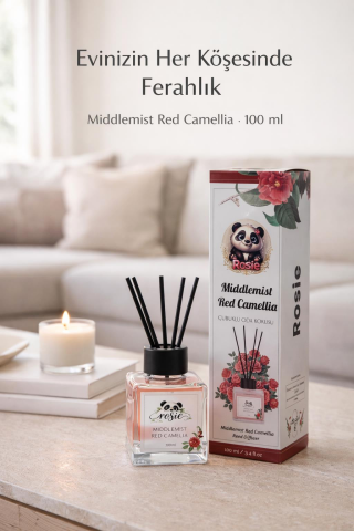 Rosie Middlemist Red Camellia Çubuklu Oda Kokusu 100 ml