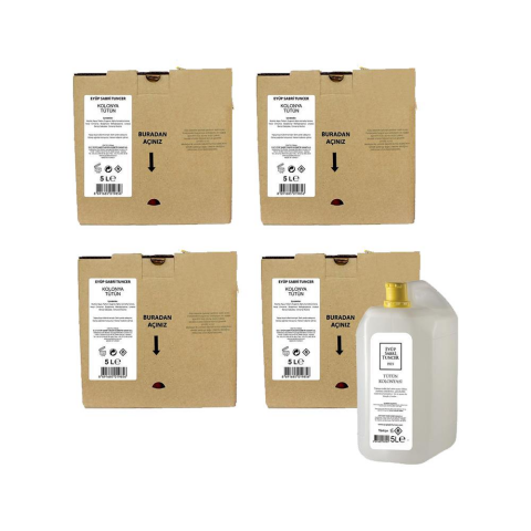 Eyüp Sabri Tuncer Tütün Kolonyası 5 lt x 4 adet