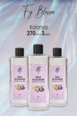 Rebul Fig Blossom, İncir Kolonyası 270 ml x 3 Adet