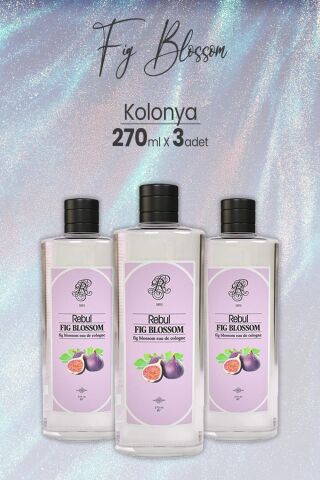Rebul Fig Blossom, İncir Kolonyası 270 ml x 3 Adet