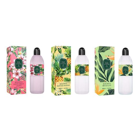 Eyüp Sabri Tuncer Kolonya Japon Kiraz Çiçeği, Hawaii Ananas ve Beyaz Çay Pet Şişe 400 ML