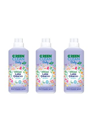 Green Clean U Baby Bitkisel Leke Çıkarıcı 1000 ml x3 Adet