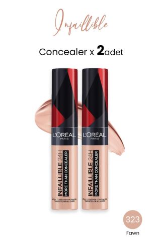 Loreal Paris Infaillible 24H More Than Concealer 323 Fawn x 2 Adet
