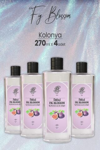 Rebul Fig Blossom, İncir Kolonyası 270 ml x 4 Adet
