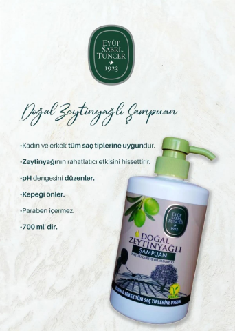 6 AL 5 ÖDE Eyüp Sabri Tuncer Doğal Zeytinyağlı Şampuan 700 ml ve ROSIE