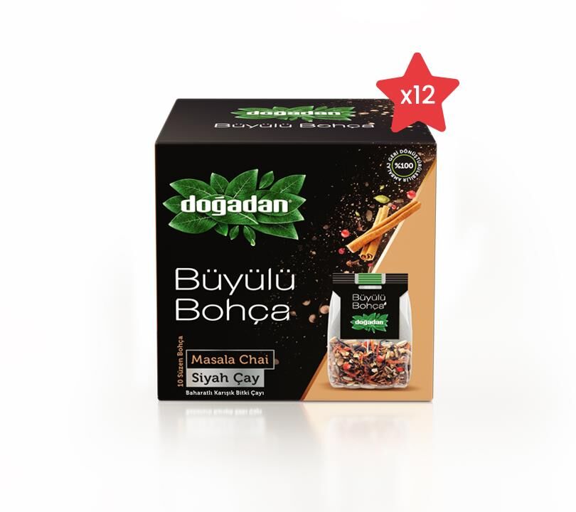 Doğadan Büyülü Bohça Masala Chai x 12