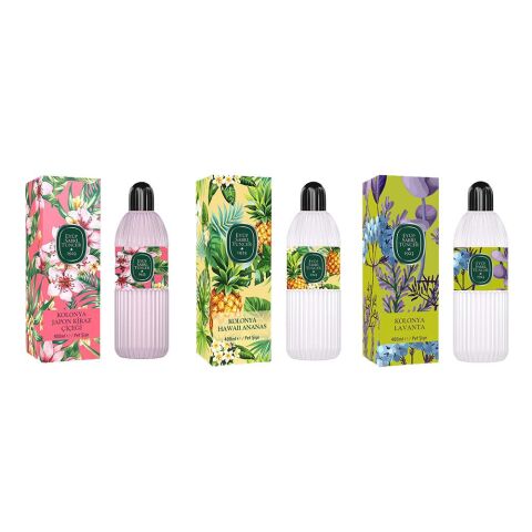 Eyüp Sabri Tuncer Kolonya Japon Kiraz Çiçeği, Hawaii Ananas ve Lavanta Pet Şişe 400 ML