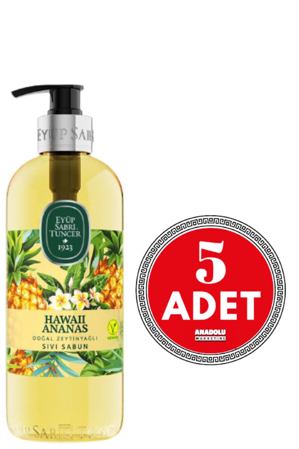 Eyüp Sabri Tuncer Sıvı Sabun Hawaii Ananas 500 ML x 5 Adet