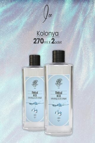 Rebul Ice Kolonya 270 ML x 2 Adet