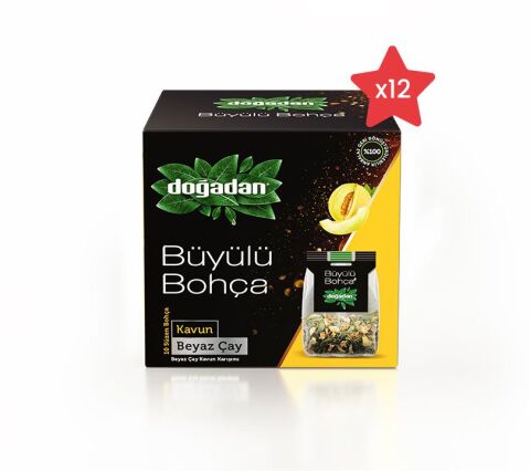 Doğadan Büyülü Bohça Beyaz Çay Kavun x 12