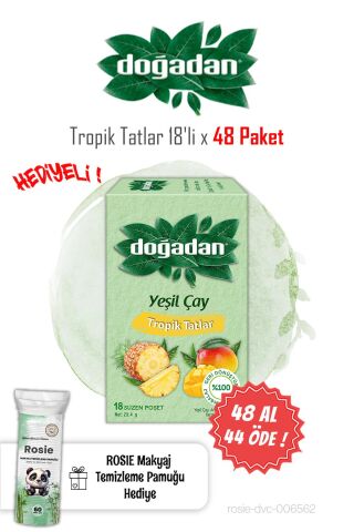 Doğadan 48 AL 44 ÖDE 18'li Tropik Tatlar, ROSIE hediyeli