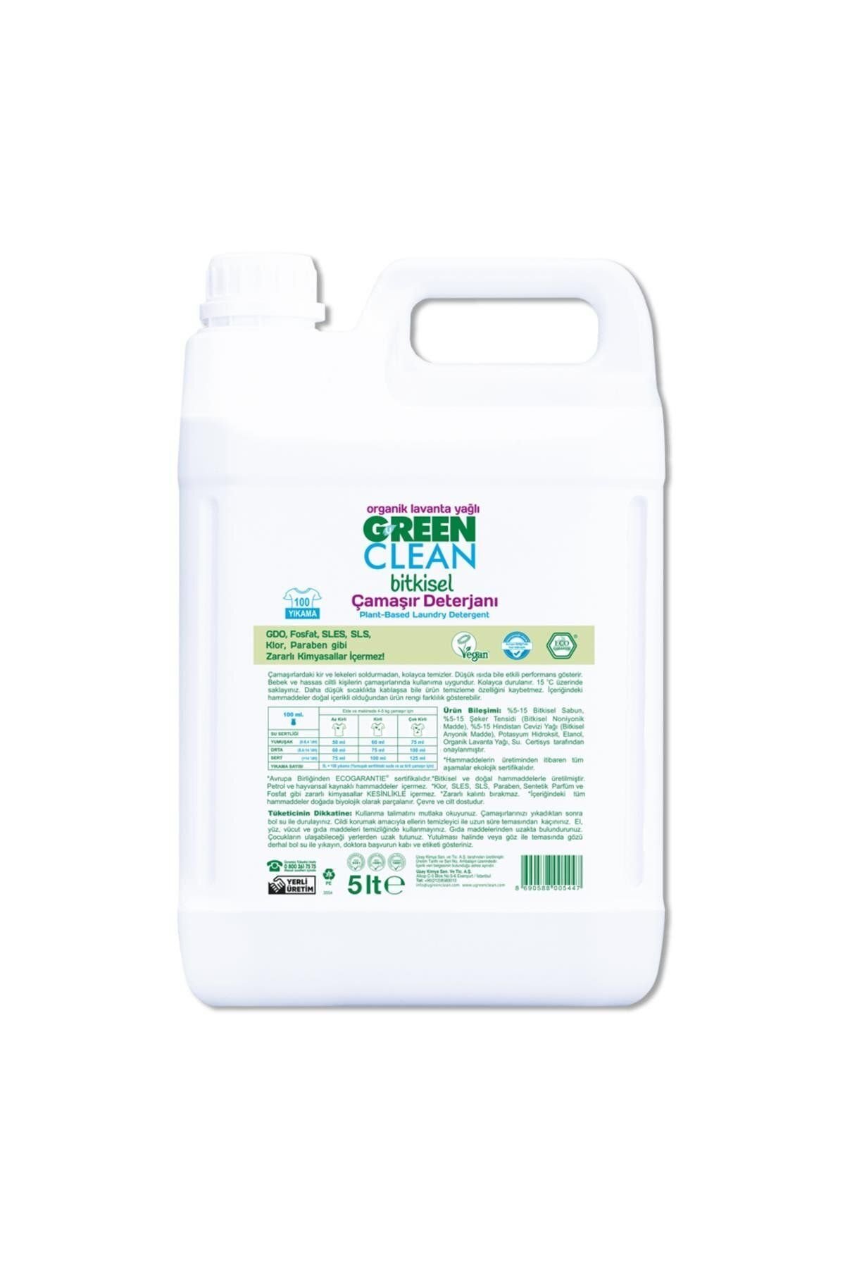 Green Clean Bitkisel Çamaşır Deterjanı 5 L