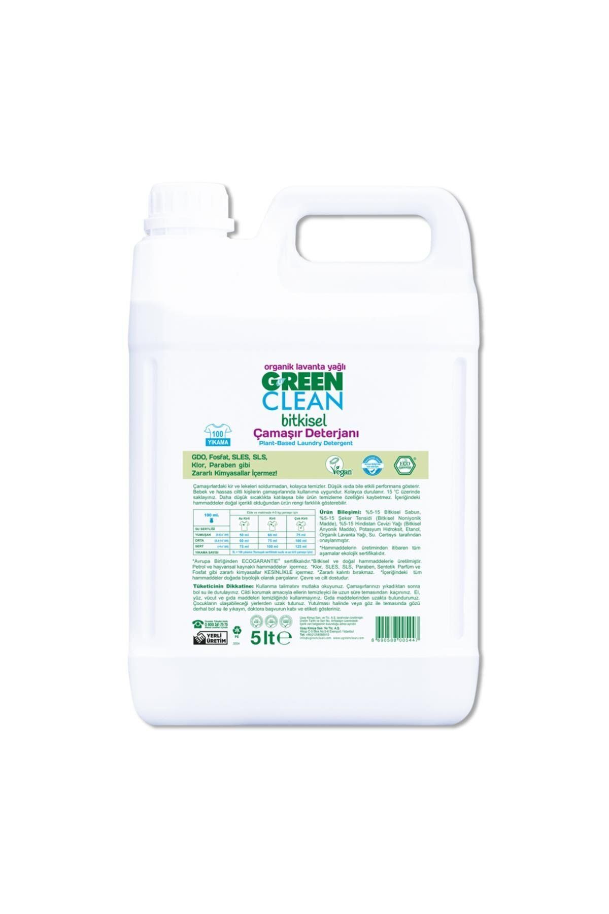 Green Clean Bitkisel Çamaşır Deterjanı 5 L
