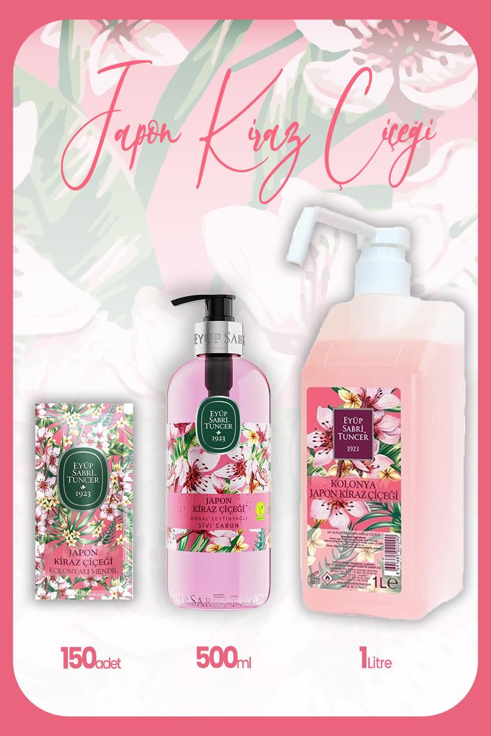 Eyüp Sabri Tuncer Japon Kiraz Çiçeği Set 8