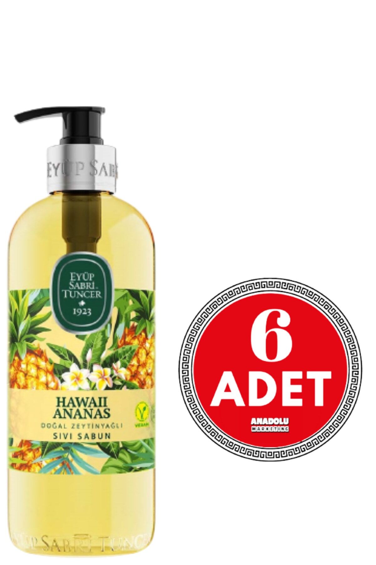 Eyüp Sabri Tuncer Sıvı Sabun Hawaii Ananas 500 ML x 6 Adet